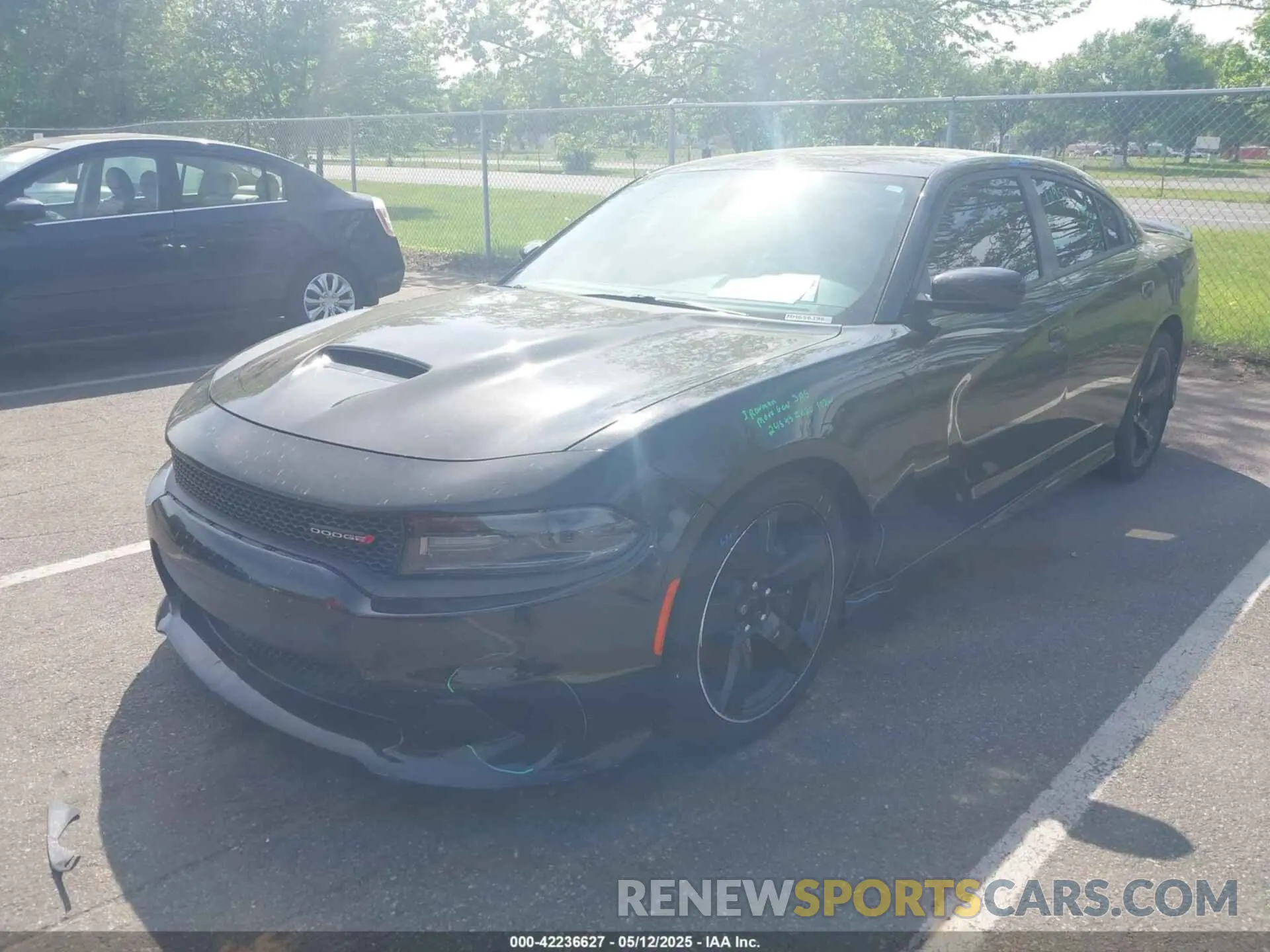 2 Photograph of a damaged car 2C3CDXHG6MH656396 DODGE CHARGER 2021