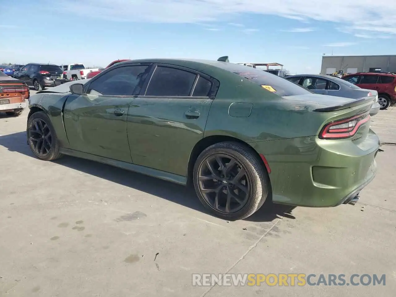 2 Photograph of a damaged car 2C3CDXHG7MH559045 DODGE CHARGER 2021