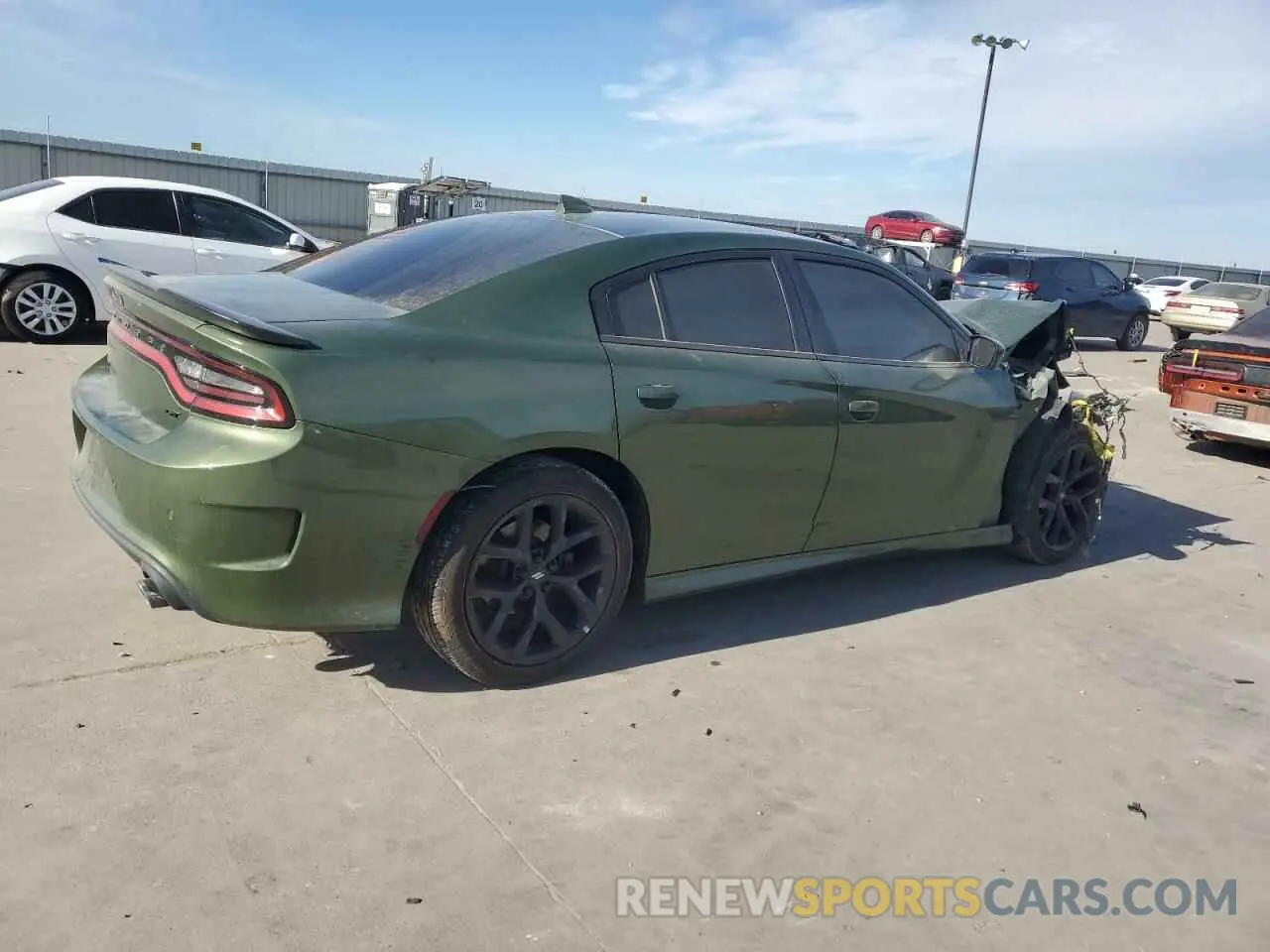 3 Photograph of a damaged car 2C3CDXHG7MH559045 DODGE CHARGER 2021