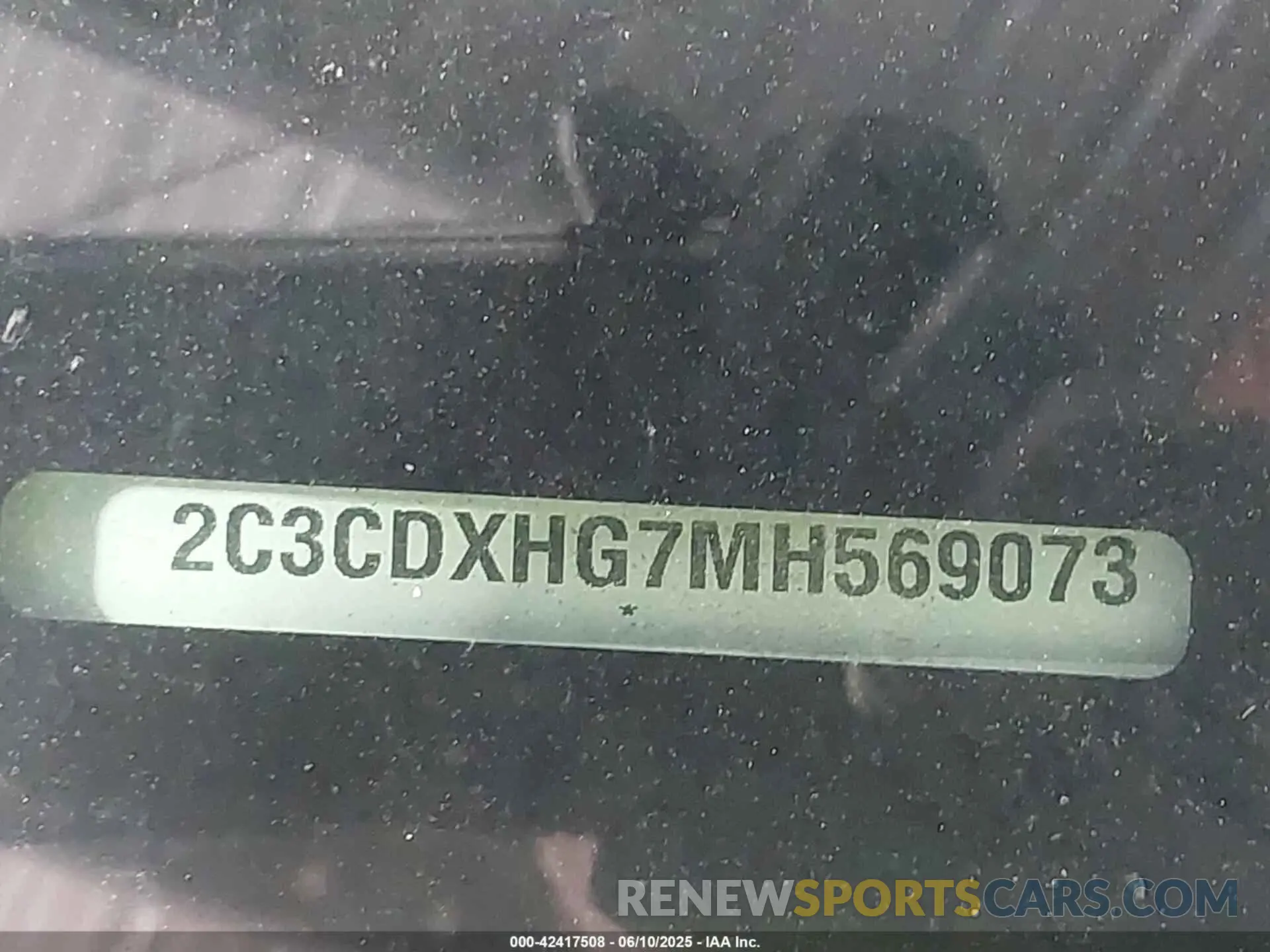 9 Photograph of a damaged car 2C3CDXHG7MH569073 DODGE CHARGER 2021