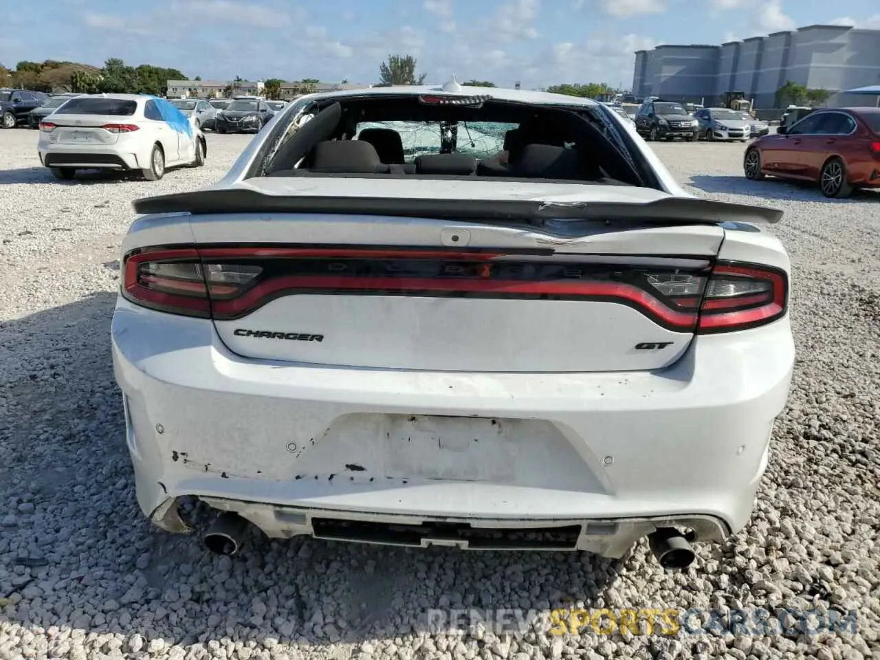 6 Photograph of a damaged car 2C3CDXHG8MH527334 DODGE CHARGER 2021