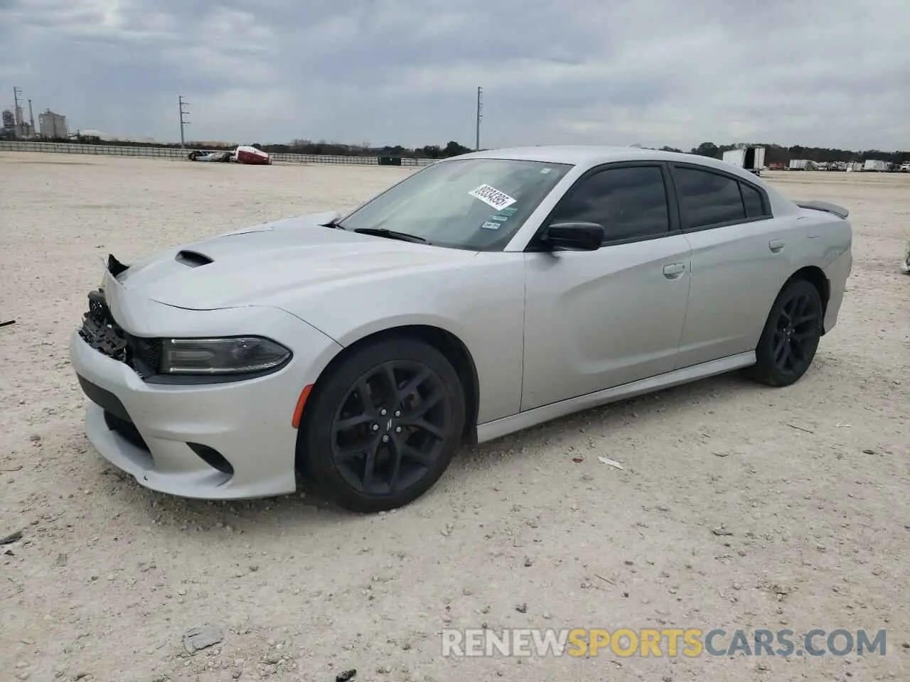 1 Photograph of a damaged car 2C3CDXHG8MH600797 DODGE CHARGER 2021