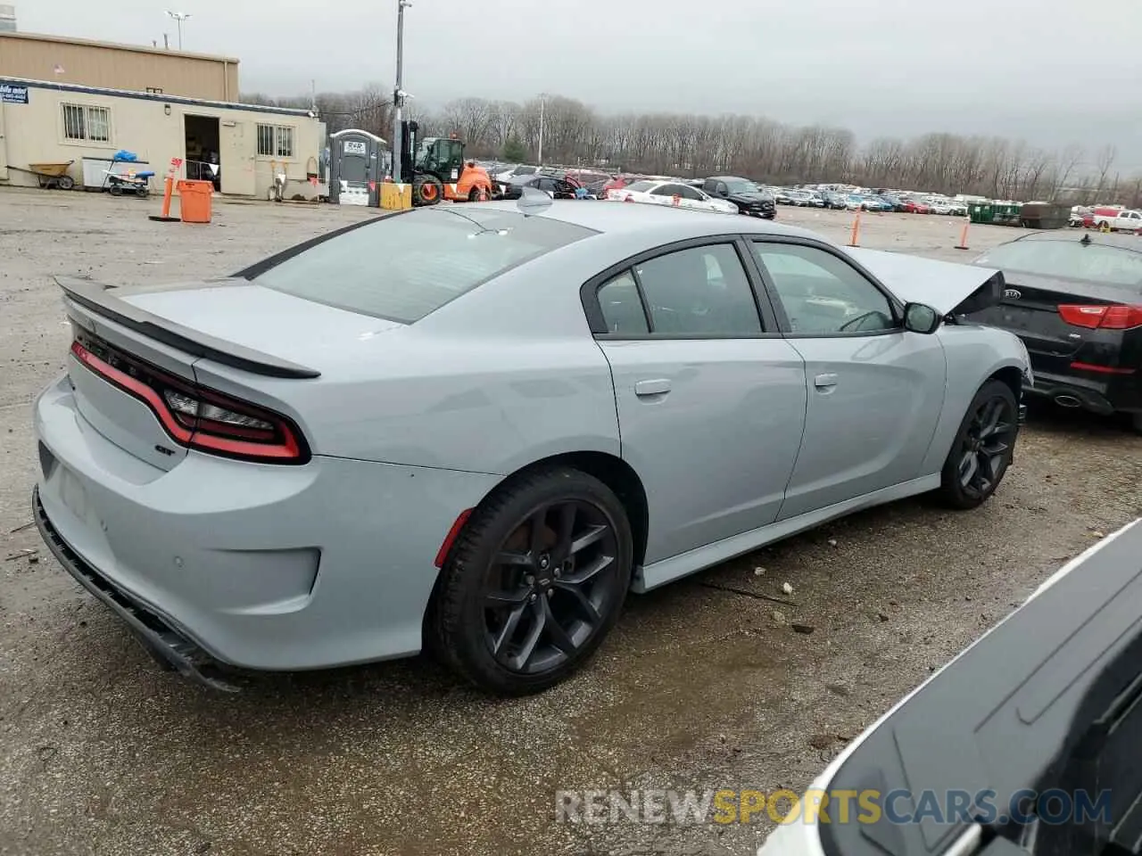 3 Photograph of a damaged car 2C3CDXHG8MH612531 DODGE CHARGER 2021