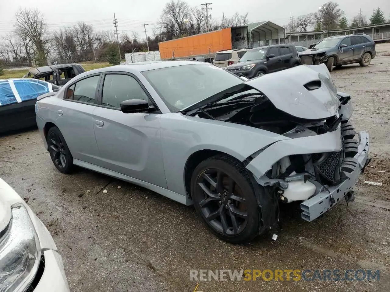 4 Photograph of a damaged car 2C3CDXHG8MH612531 DODGE CHARGER 2021
