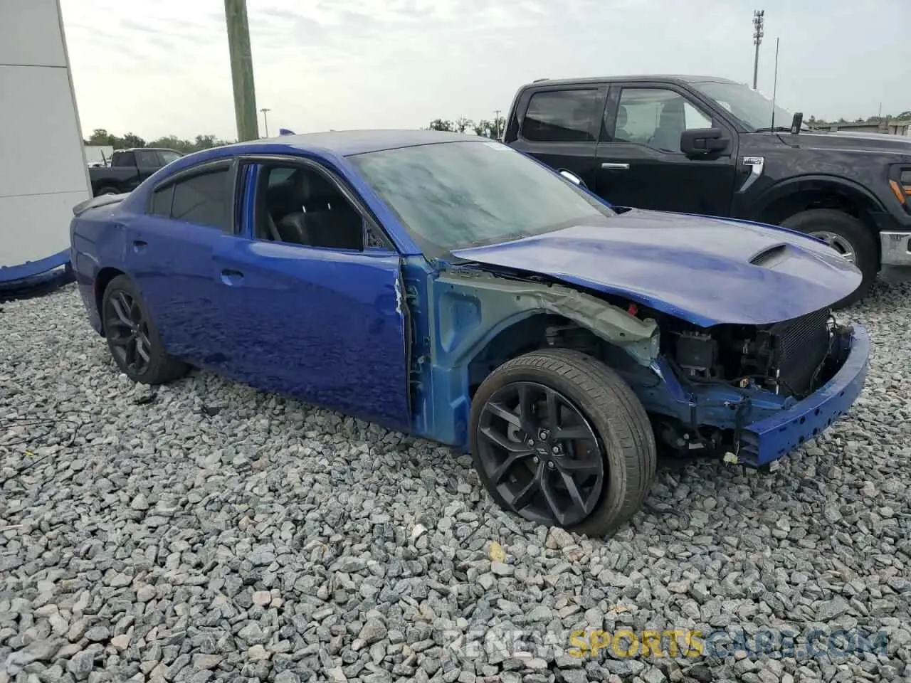 4 Photograph of a damaged car 2C3CDXHG8MH626042 DODGE CHARGER 2021
