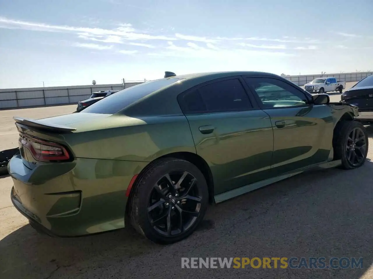 3 Photograph of a damaged car 2C3CDXHG8MH656075 DODGE CHARGER 2021