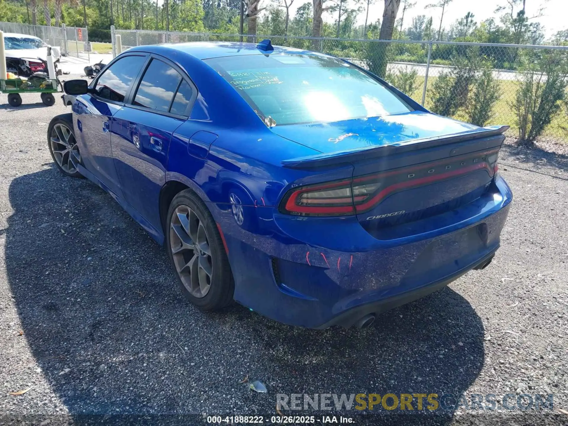 3 Photograph of a damaged car 2C3CDXHG9MH605376 DODGE CHARGER 2021