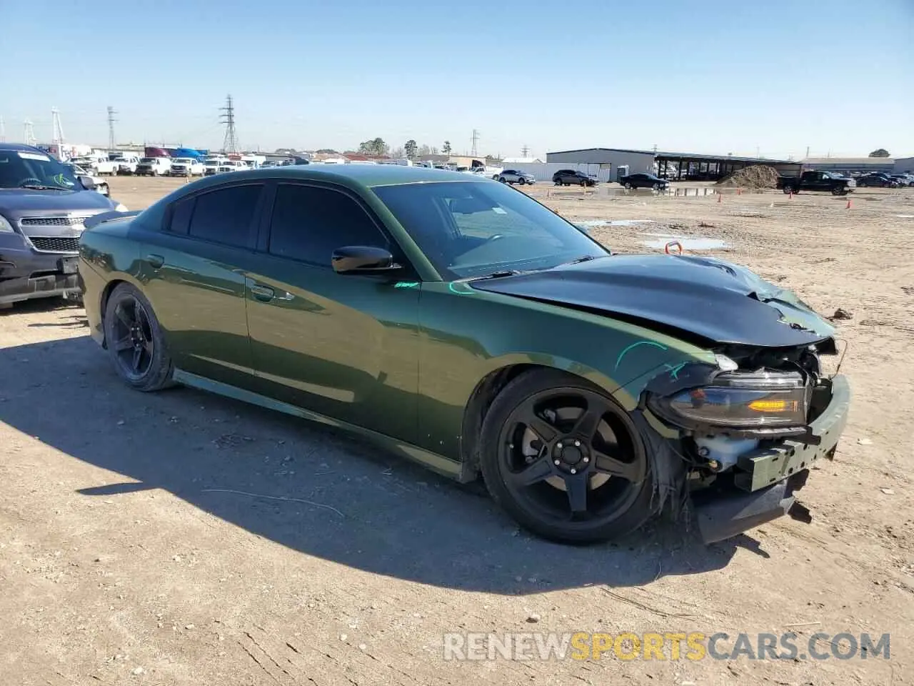 4 Photograph of a damaged car 2C3CDXHG9MH612232 DODGE CHARGER 2021