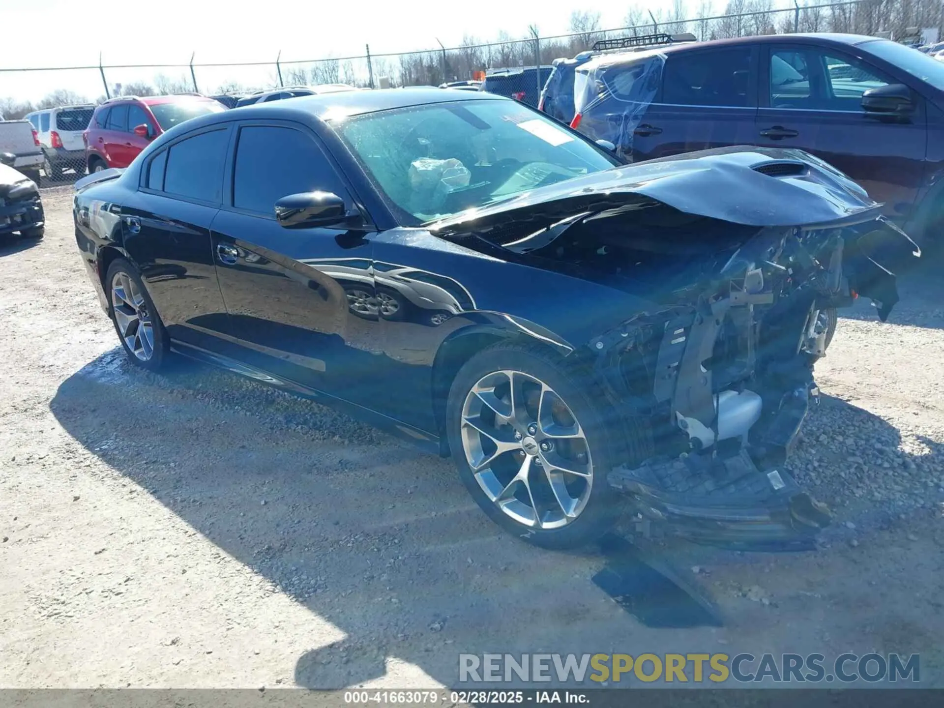 1 Photograph of a damaged car 2C3CDXHG9MH679252 DODGE CHARGER 2021