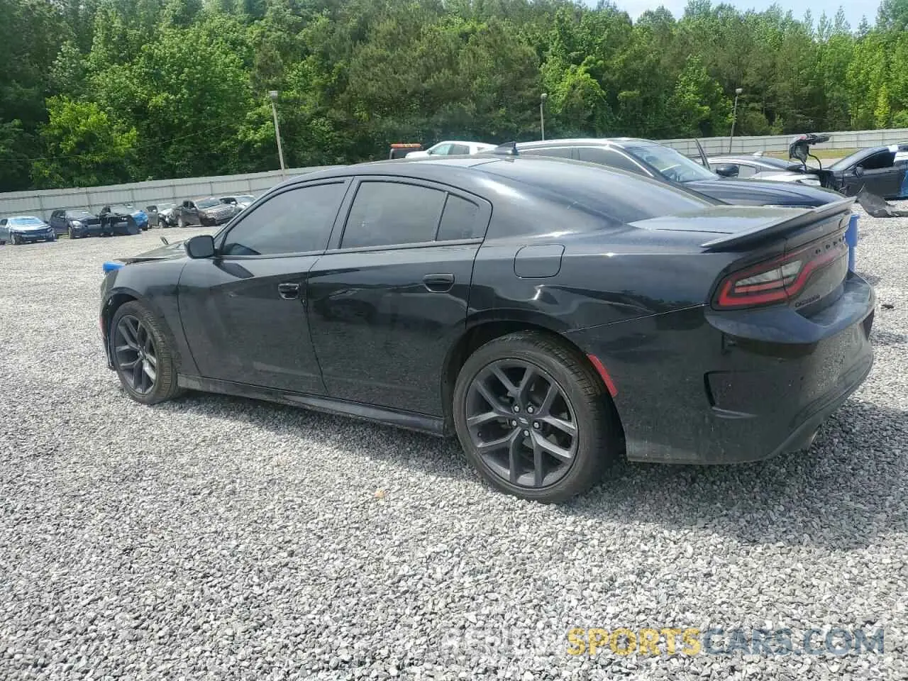 2 Photograph of a damaged car 2C3CDXHGXMH581296 DODGE CHARGER 2021