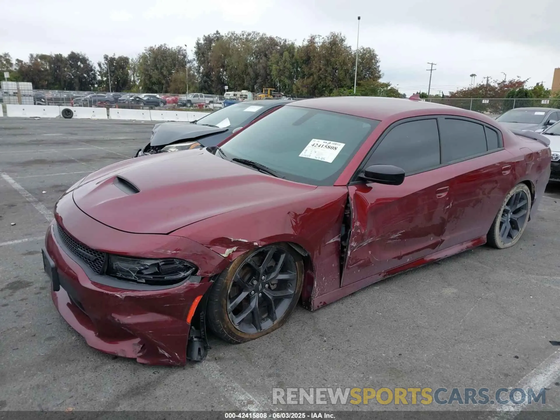 2 Photograph of a damaged car 2C3CDXHGXMH625359 DODGE CHARGER 2021