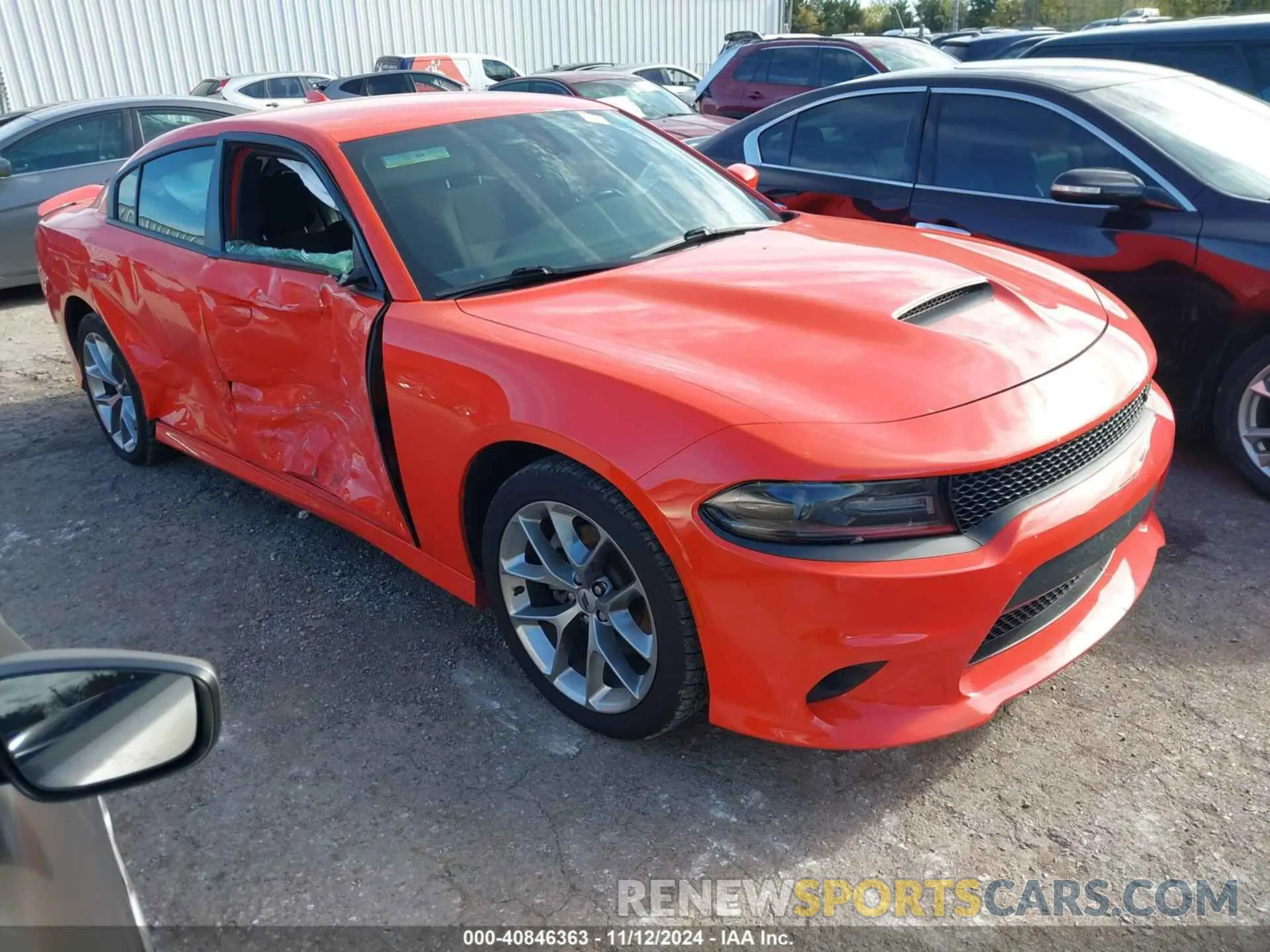 1 Photograph of a damaged car 2C3CDXHGXMH639231 DODGE CHARGER 2021