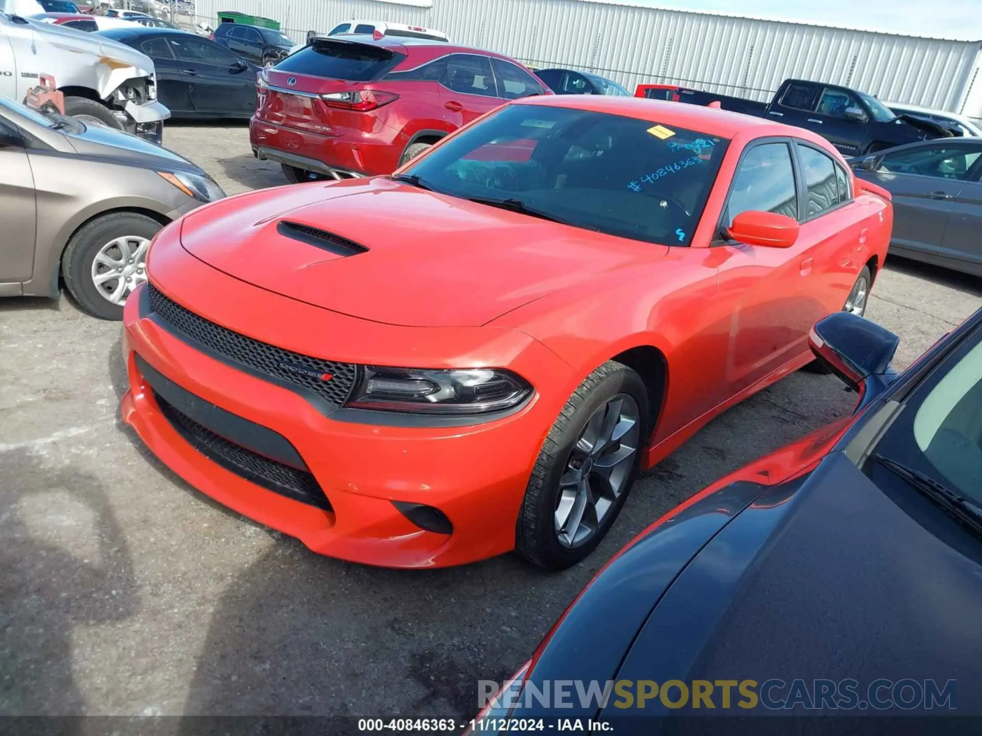 2 Photograph of a damaged car 2C3CDXHGXMH639231 DODGE CHARGER 2021