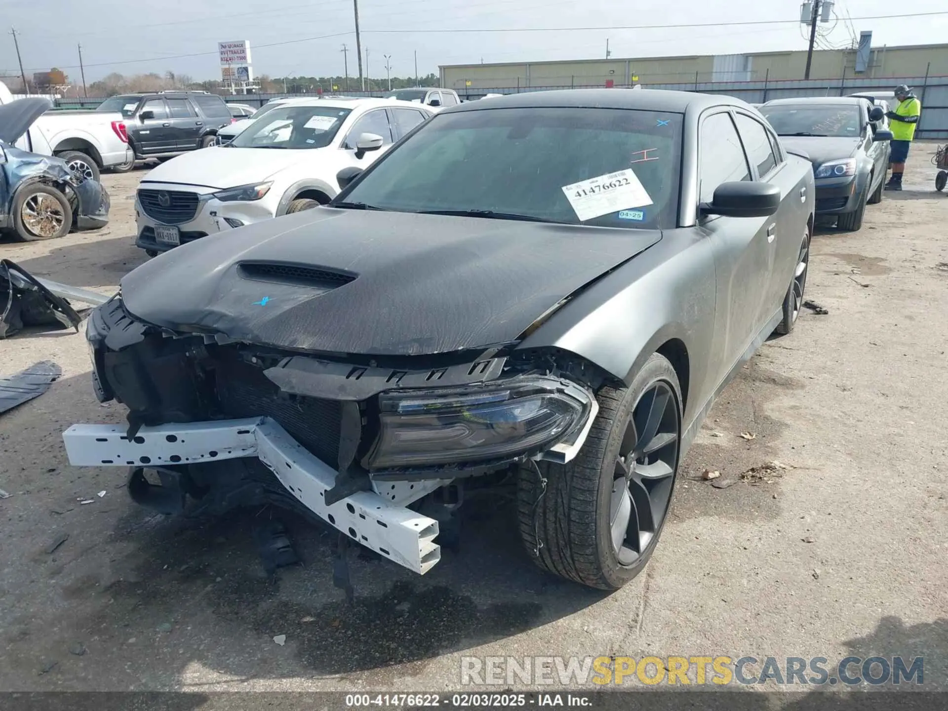 2 Photograph of a damaged car 2C3CDXHGXMH648429 DODGE CHARGER 2021