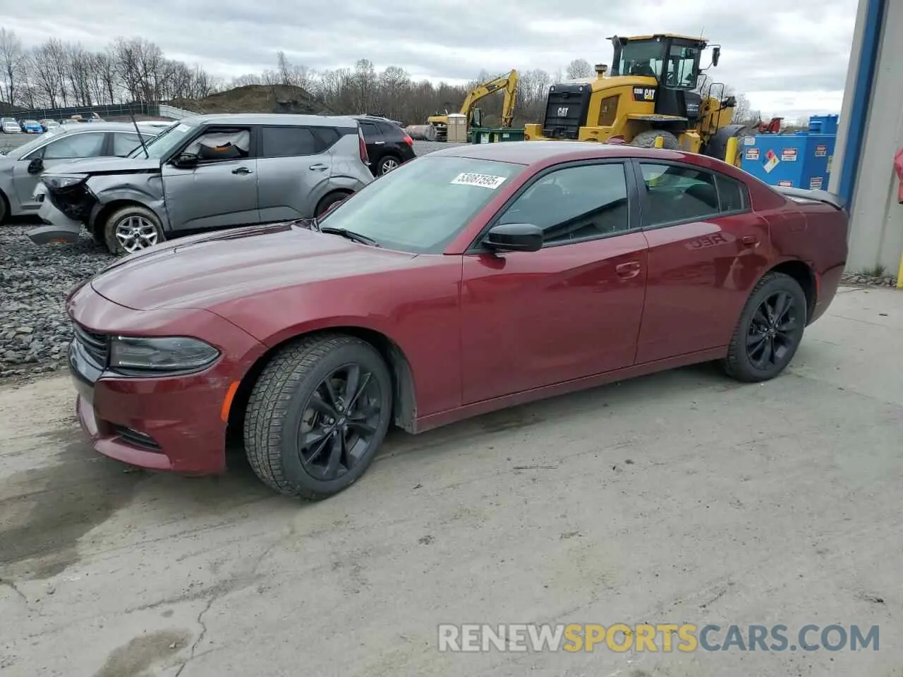 1 Photograph of a damaged car 2C3CDXJG0MH606152 DODGE CHARGER 2021