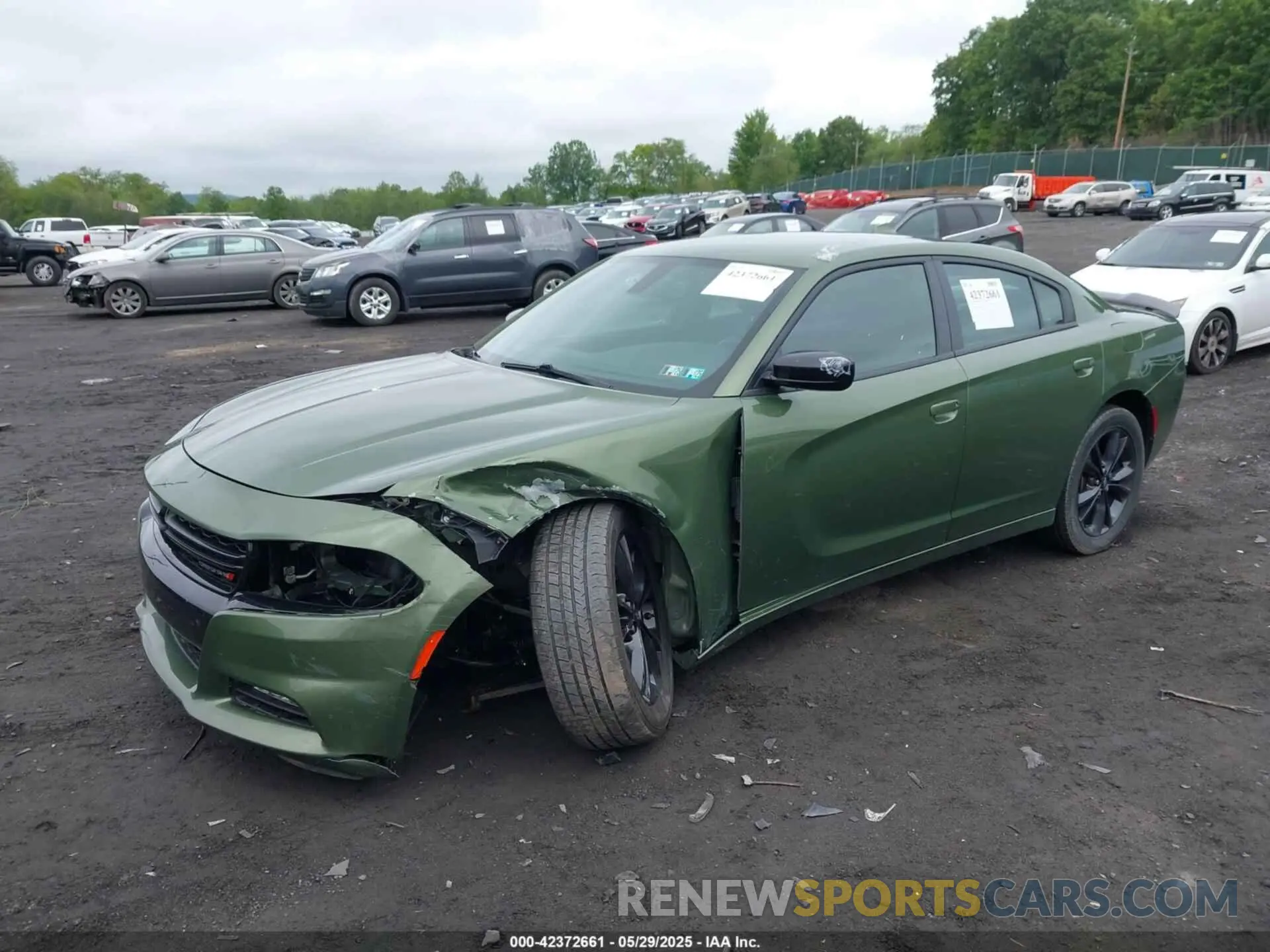 2 Photograph of a damaged car 2C3CDXJG2MH613510 DODGE CHARGER 2021