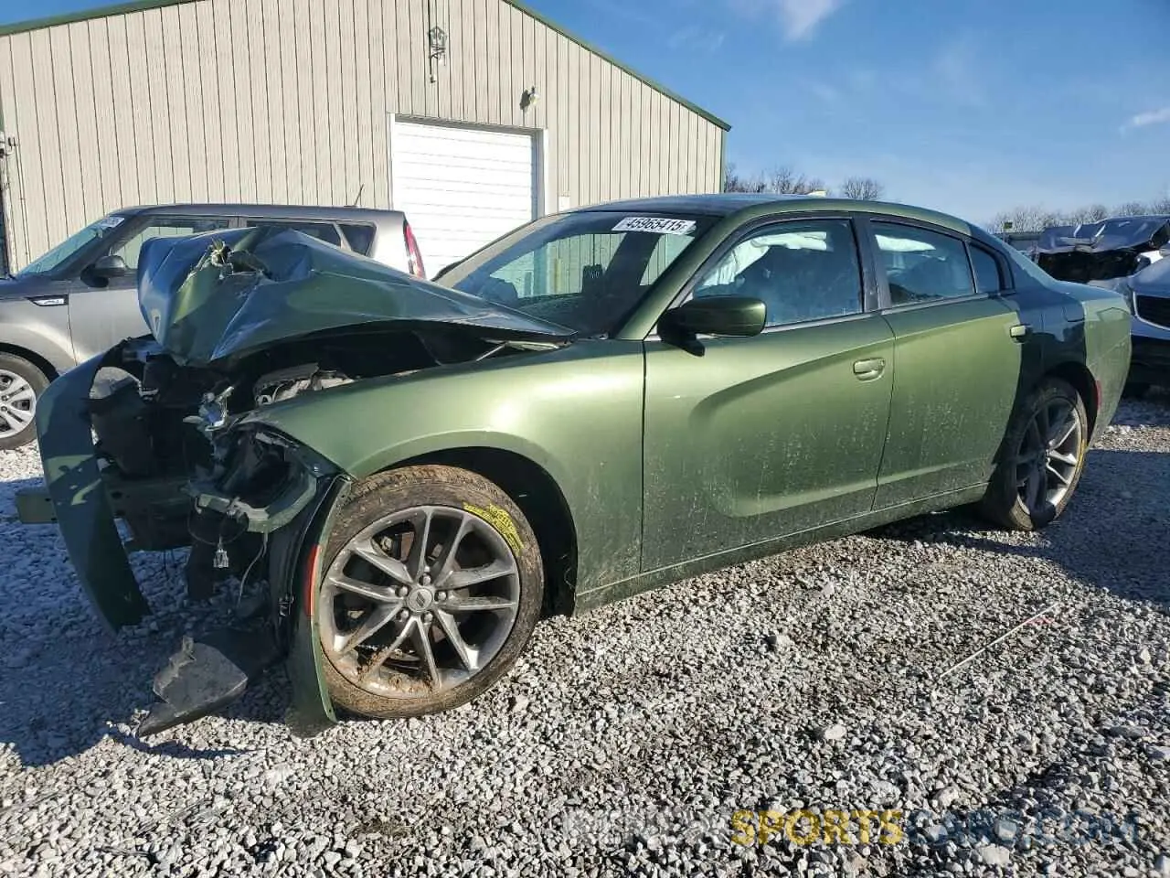 1 Photograph of a damaged car 2C3CDXJG6MH528590 DODGE CHARGER 2021