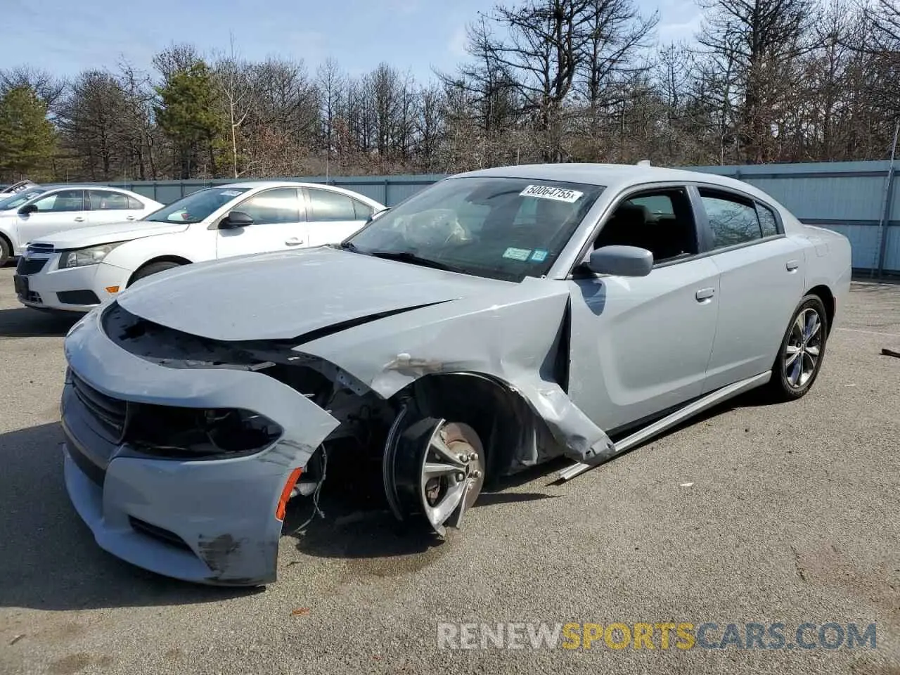 1 Photograph of a damaged car 2C3CDXJG8MH515758 DODGE CHARGER 2021