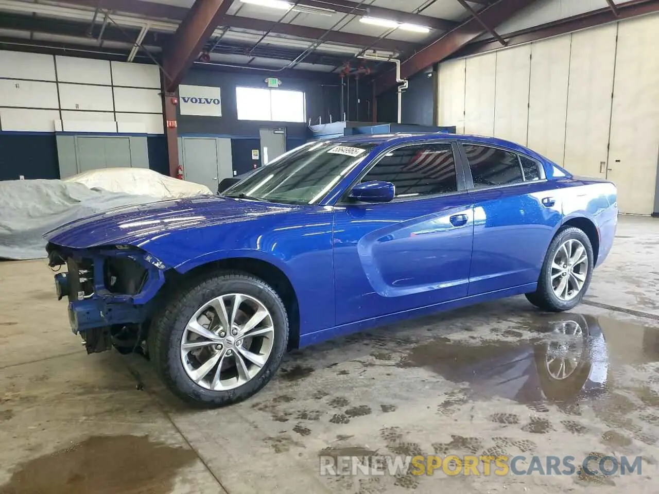 1 Photograph of a damaged car 2C3CDXJGXMH613528 DODGE CHARGER 2021