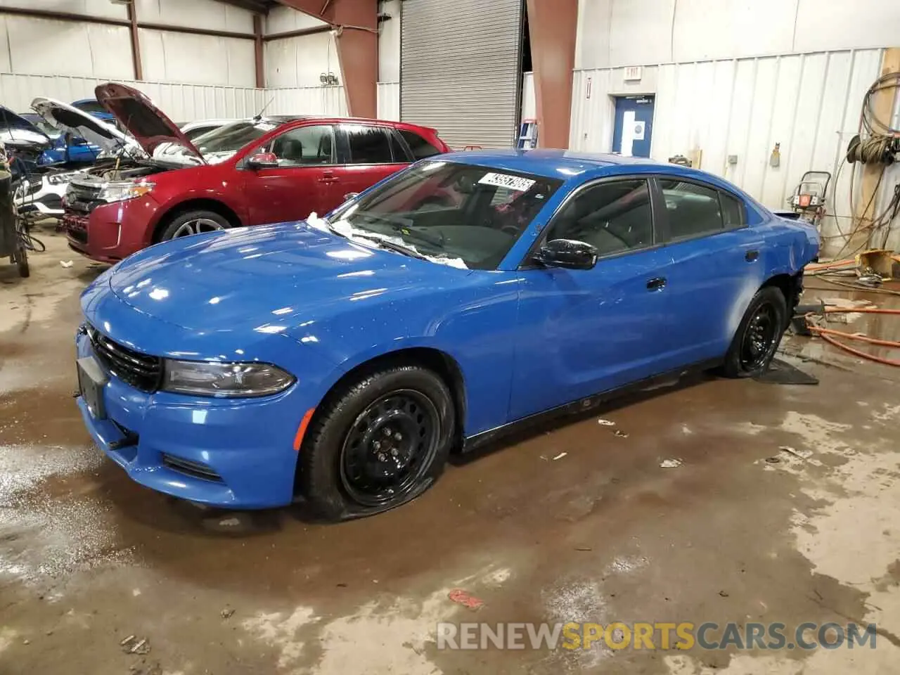 1 Photograph of a damaged car 2C3CDXKG0MH599234 DODGE CHARGER 2021
