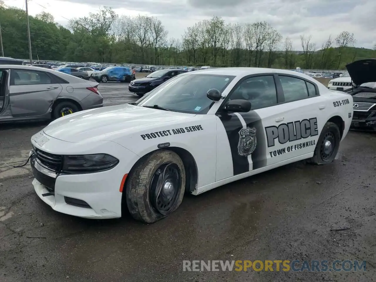 1 Photograph of a damaged car 2C3CDXKG0MH644740 DODGE CHARGER 2021
