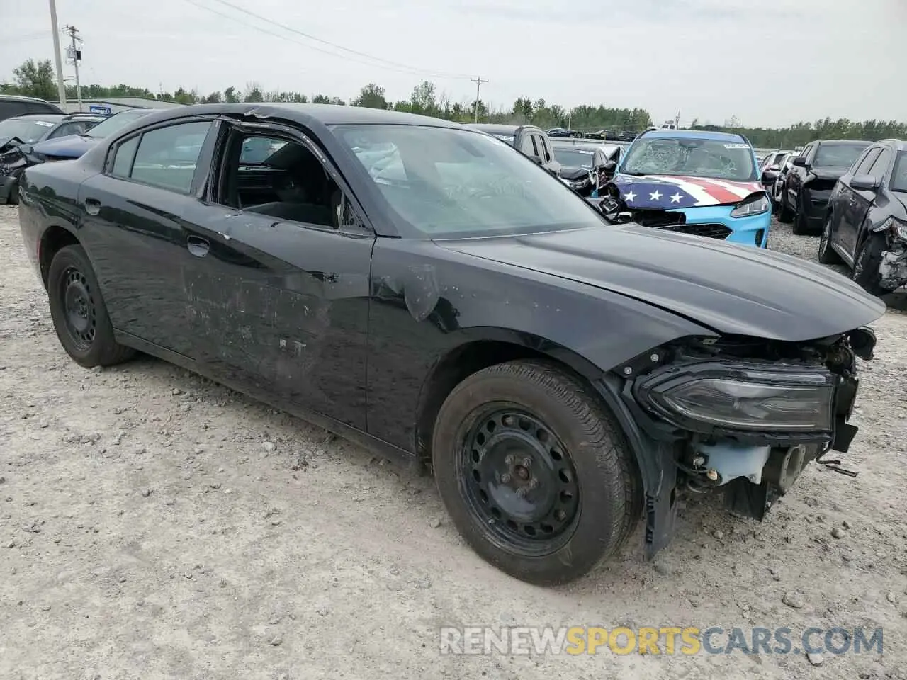 4 Photograph of a damaged car 2C3CDXKG4MH572067 DODGE CHARGER 2021