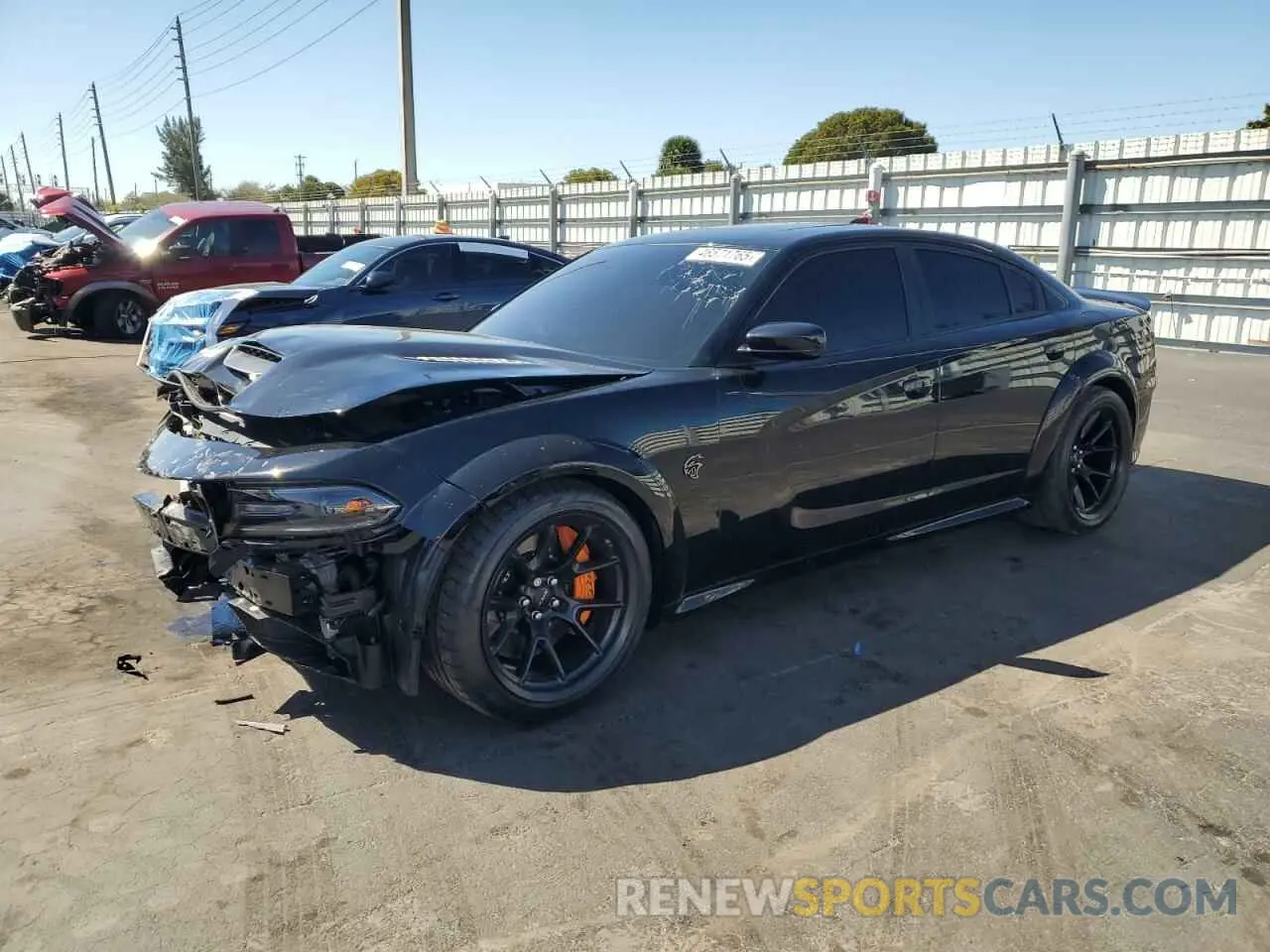 1 Photograph of a damaged car 2C3CDXL90MH590422 DODGE CHARGER 2021