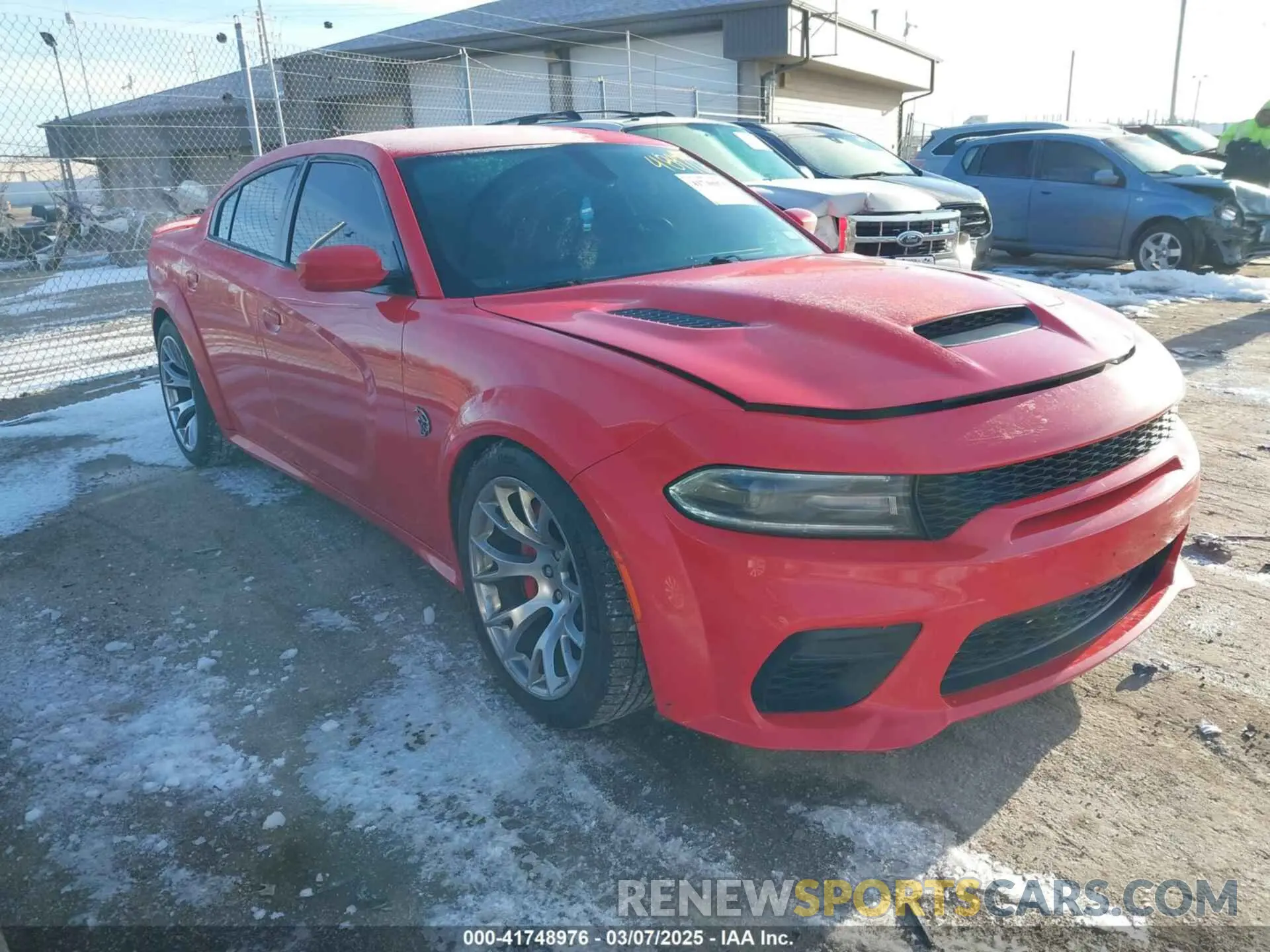1 Photograph of a damaged car 2C3CDXL93MH592973 DODGE CHARGER 2021