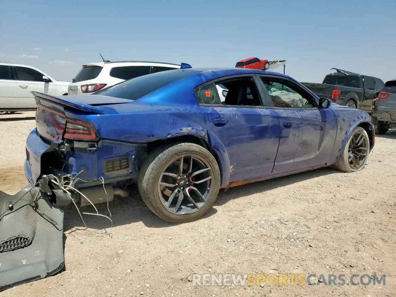 3 Photograph of a damaged car 2C3CDXL93MH614454 DODGE CHARGER 2021