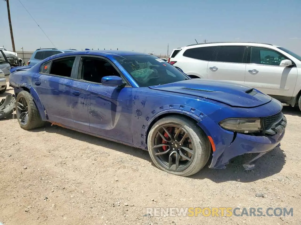 4 Photograph of a damaged car 2C3CDXL93MH614454 DODGE CHARGER 2021