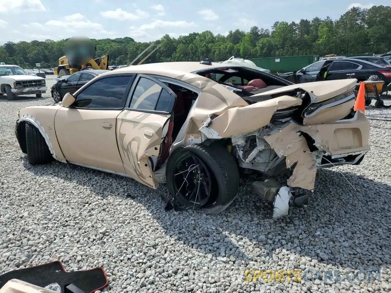2 Photograph of a damaged car 2C3CDXL96MH501128 DODGE CHARGER 2021