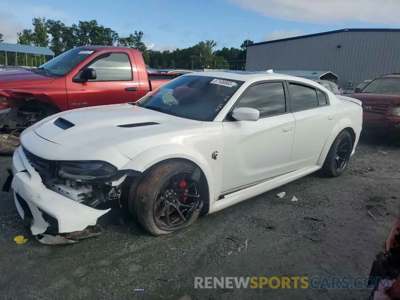 1 Photograph of a damaged car 2C3CDXL98MH530078 DODGE CHARGER 2021