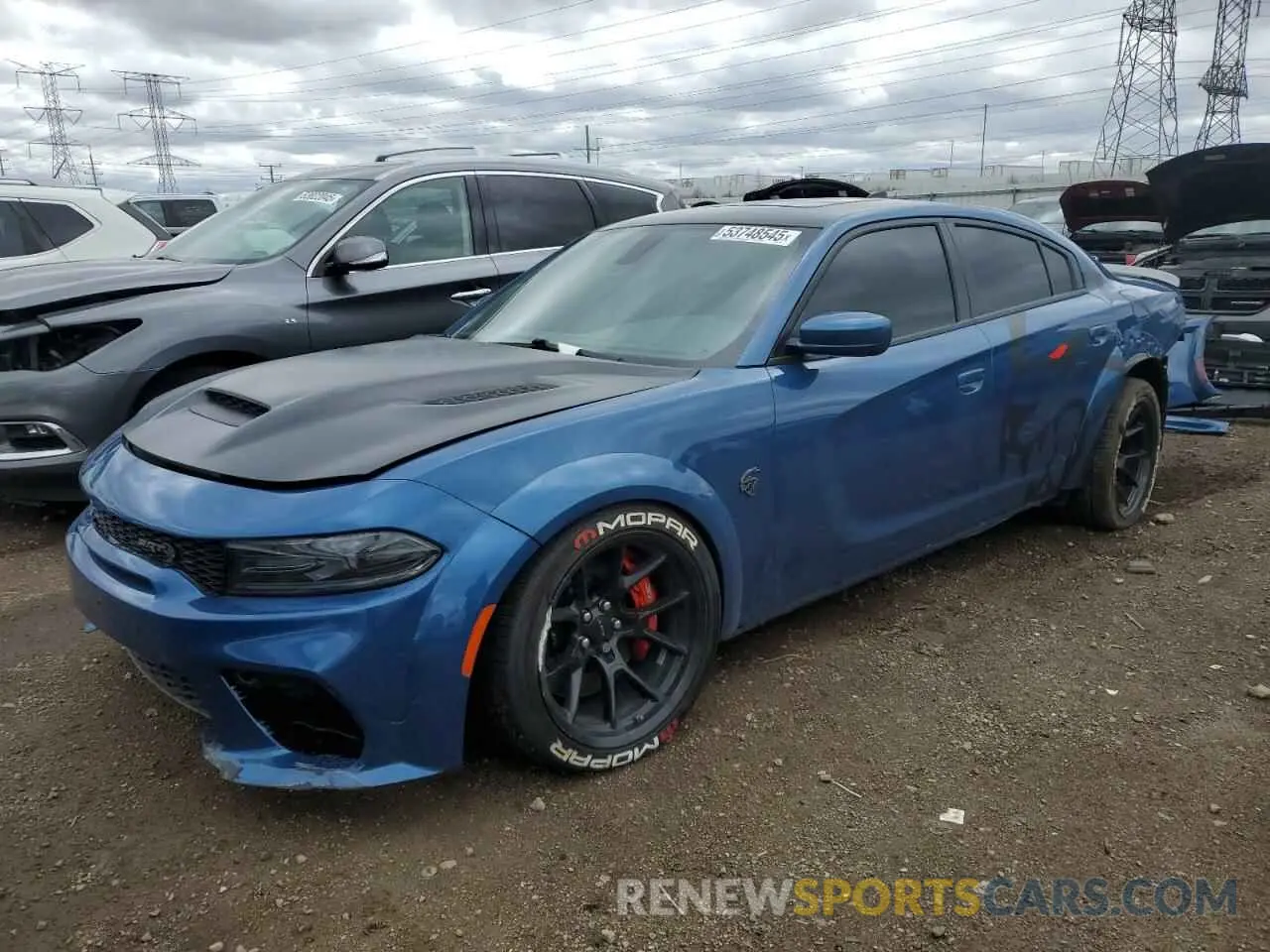 1 Photograph of a damaged car 2C3CDXL98MH590314 DODGE CHARGER 2021
