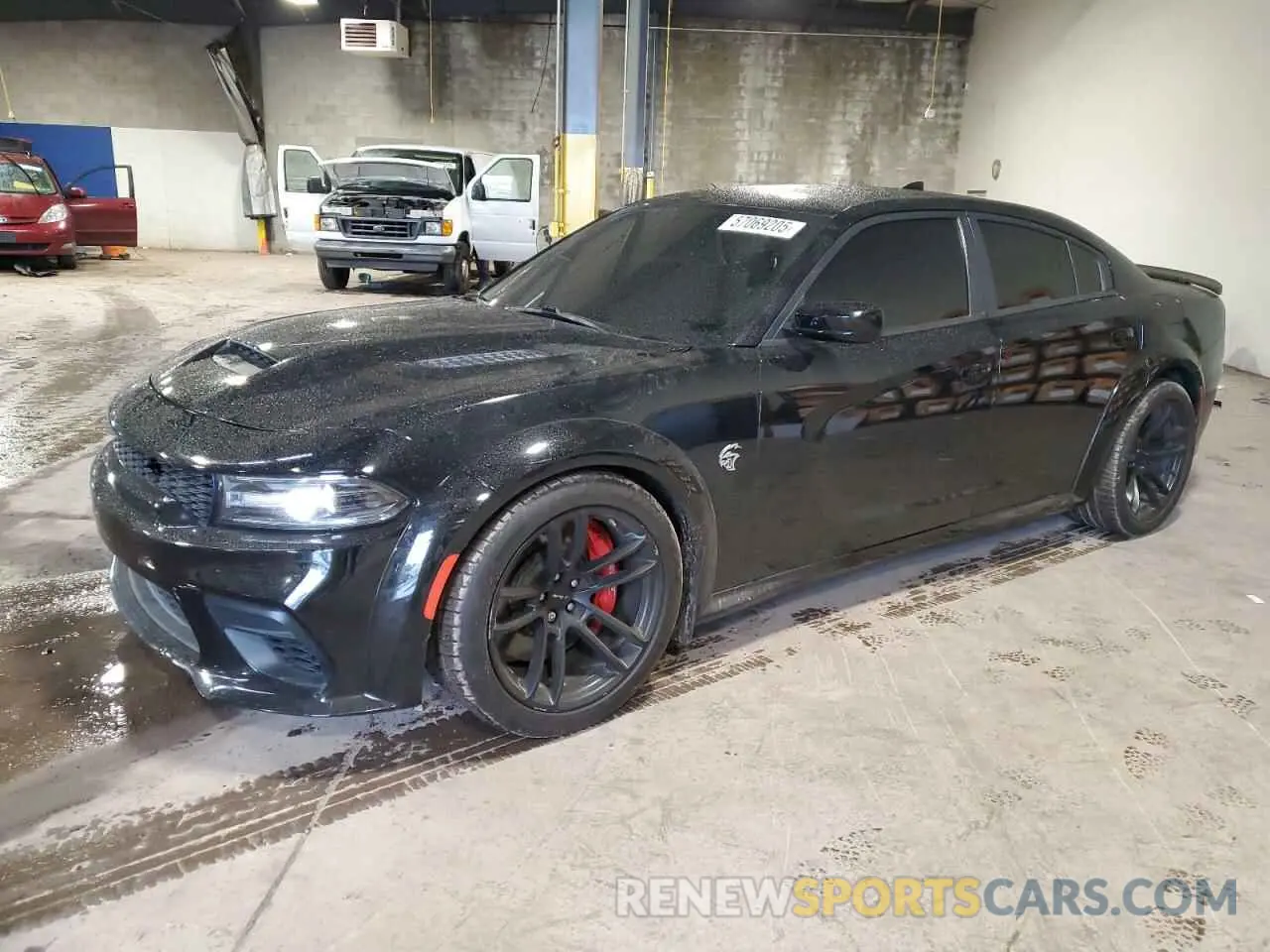 1 Photograph of a damaged car 2C3CDXL9XMH617917 DODGE CHARGER 2021