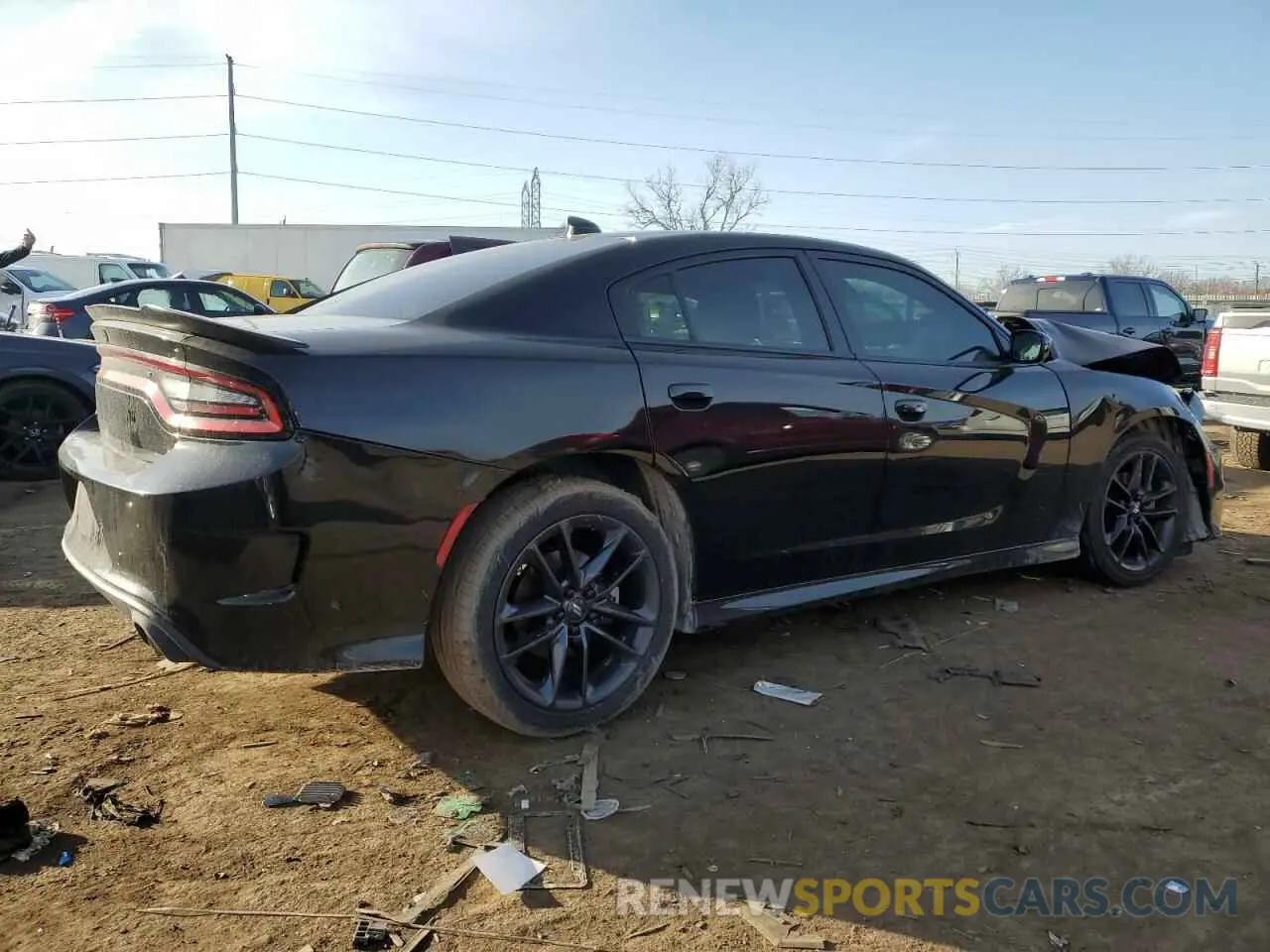 3 Photograph of a damaged car 2C3CDXMG0MH504958 DODGE CHARGER 2021
