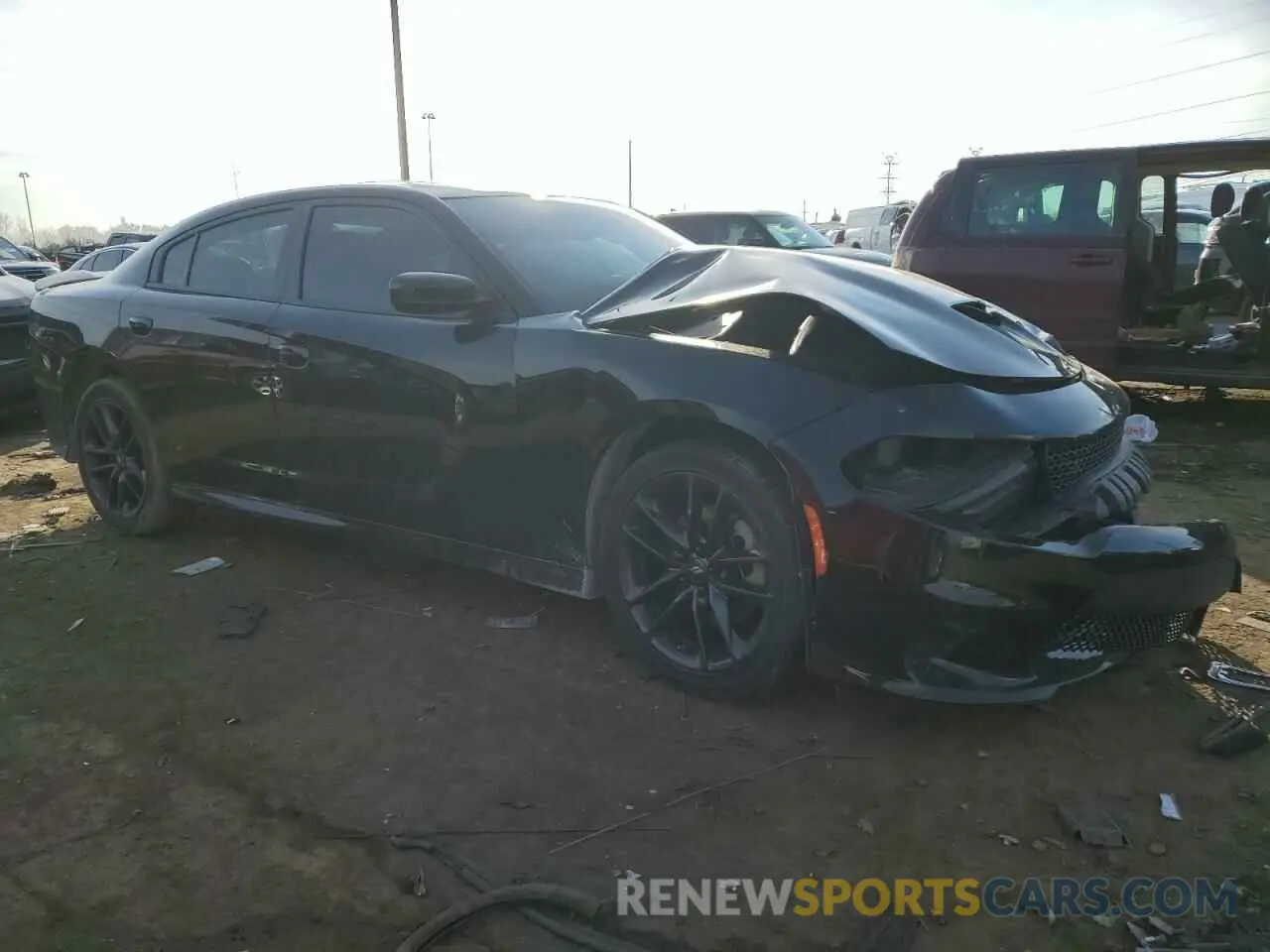 4 Photograph of a damaged car 2C3CDXMG0MH504958 DODGE CHARGER 2021