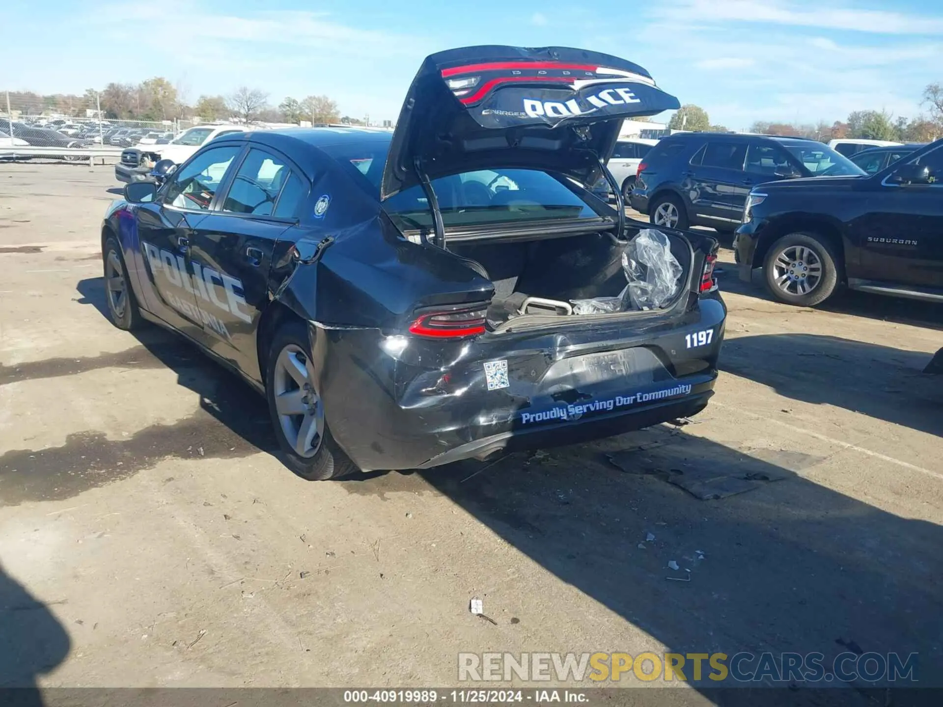 3 Photograph of a damaged car 2C3CDXAT3NH109952 DODGE CHARGER 2022