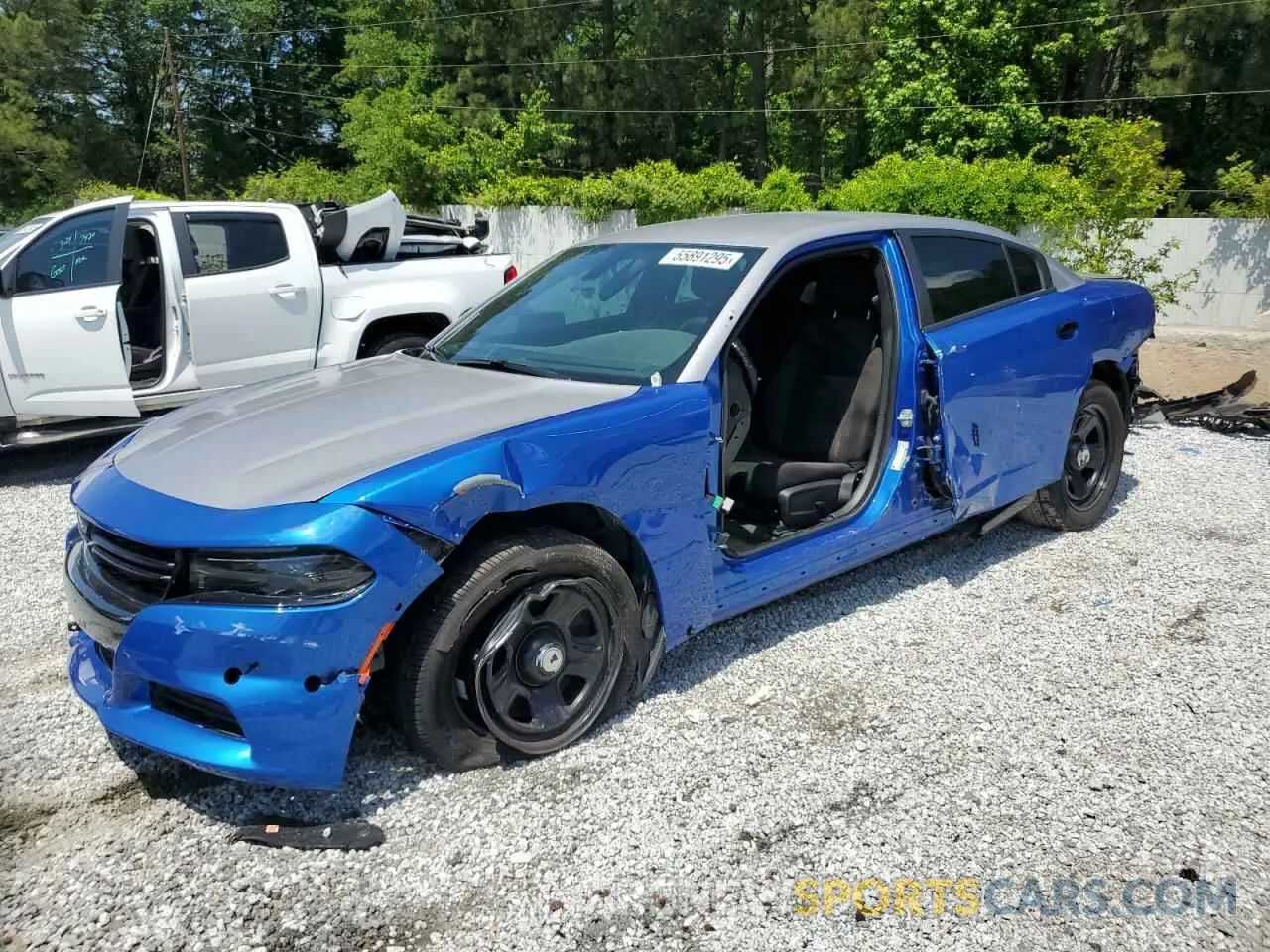 1 Photograph of a damaged car 2C3CDXAT3NH119297 DODGE CHARGER 2022