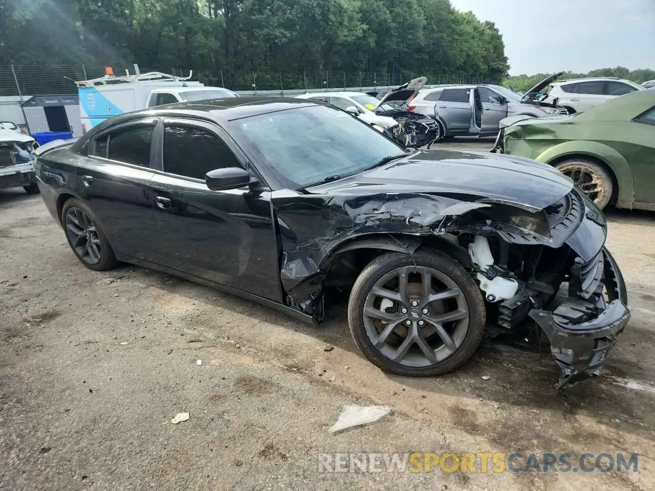 4 Photograph of a damaged car 2C3CDXBG0NH103723 DODGE CHARGER 2022