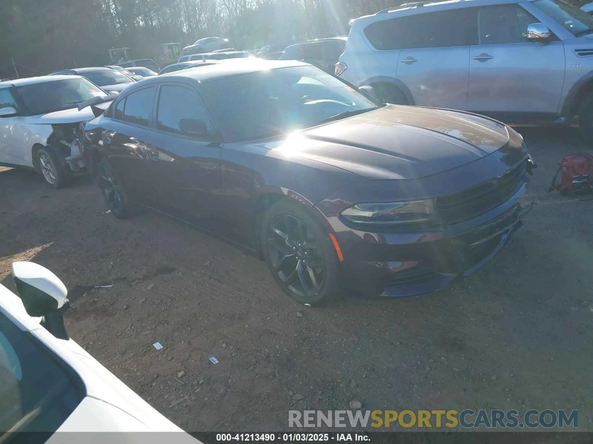 1 Photograph of a damaged car 2C3CDXBG0NH123597 DODGE CHARGER 2022