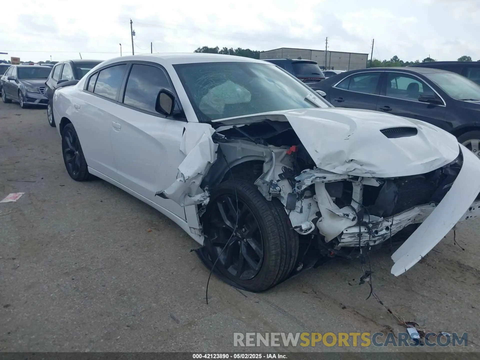 1 Photograph of a damaged car 2C3CDXBG0NH138911 DODGE CHARGER 2022