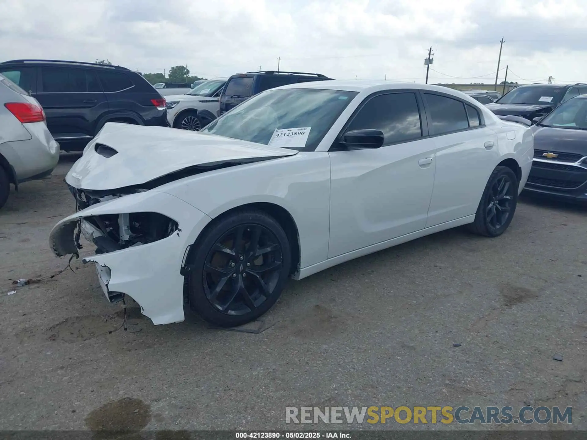 2 Photograph of a damaged car 2C3CDXBG0NH138911 DODGE CHARGER 2022