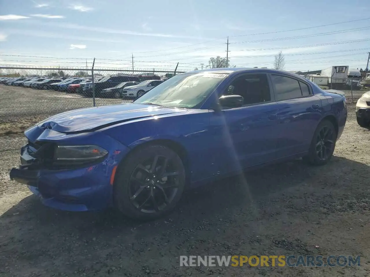 1 Photograph of a damaged car 2C3CDXBG0NH143266 DODGE CHARGER 2022