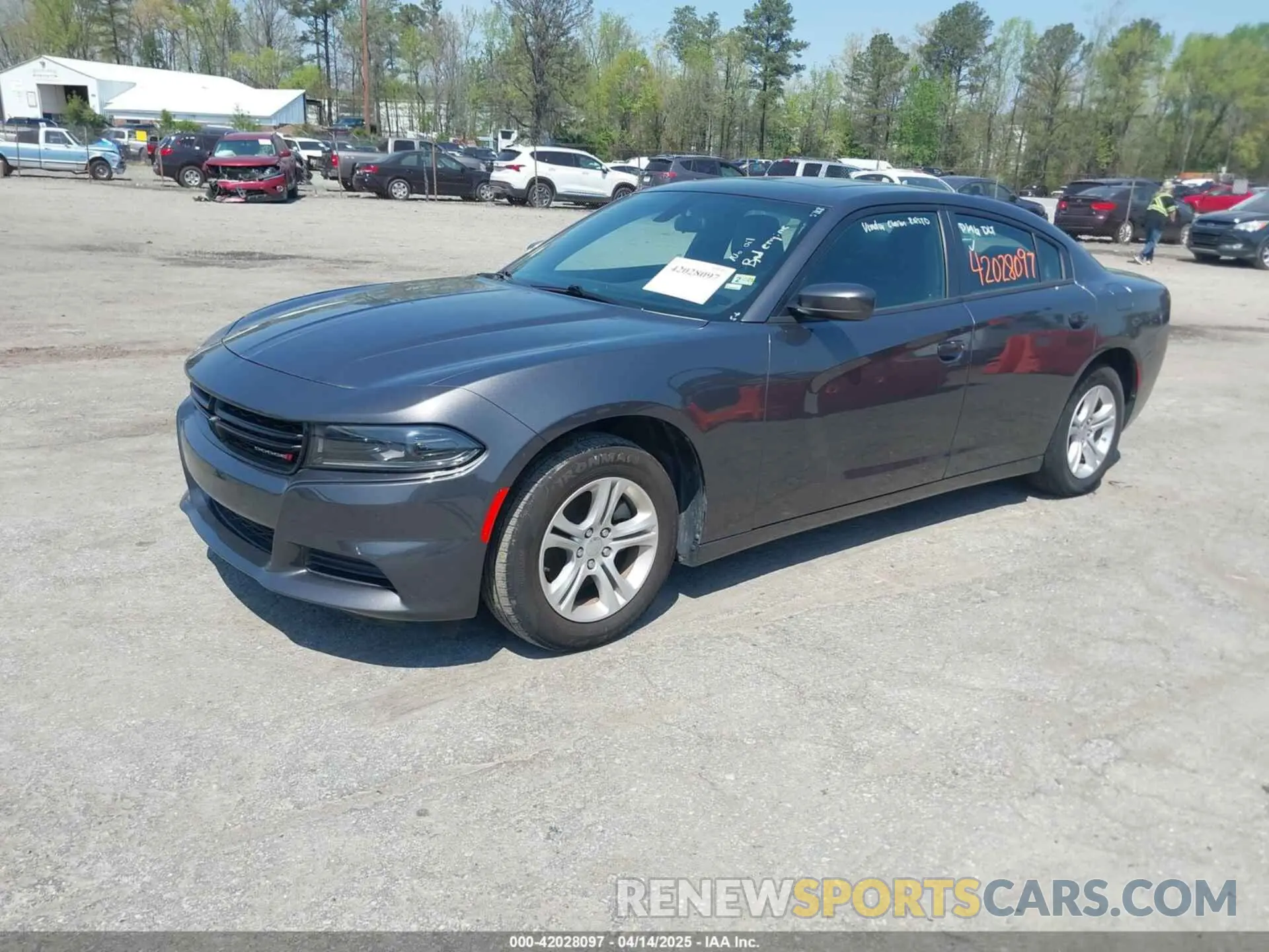 2 Photograph of a damaged car 2C3CDXBG0NH182780 DODGE CHARGER 2022