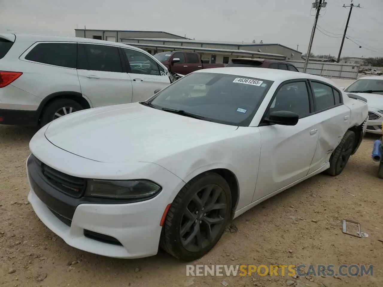 1 Photograph of a damaged car 2C3CDXBG0NH224980 DODGE CHARGER 2022