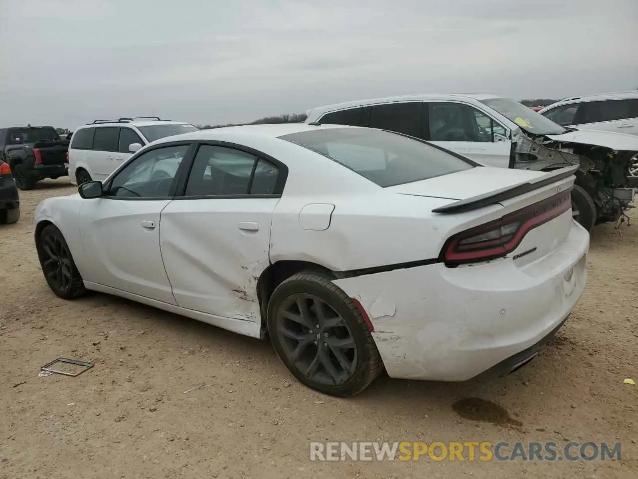 2 Photograph of a damaged car 2C3CDXBG0NH224980 DODGE CHARGER 2022