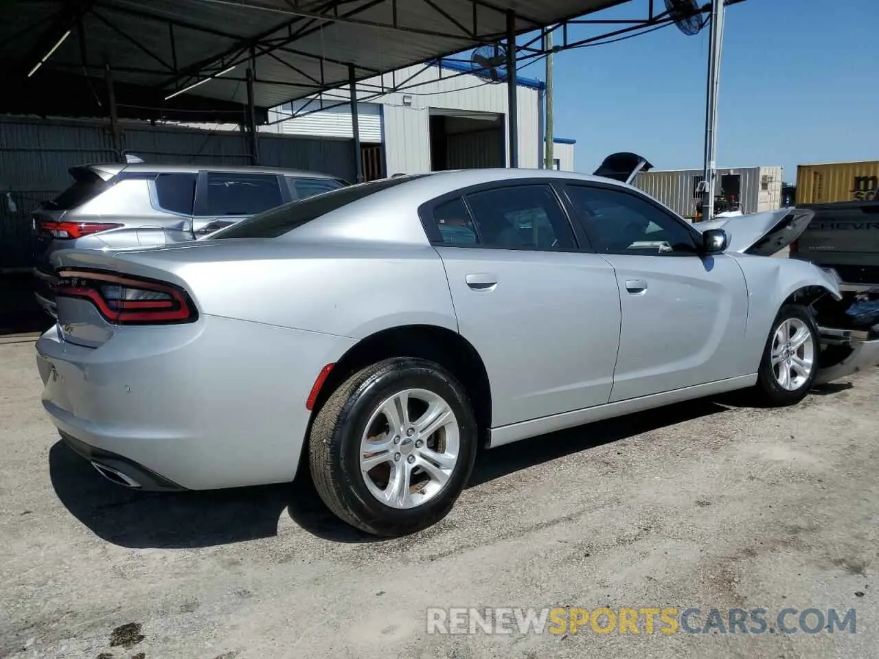 3 Photograph of a damaged car 2C3CDXBG0NH255937 DODGE CHARGER 2022