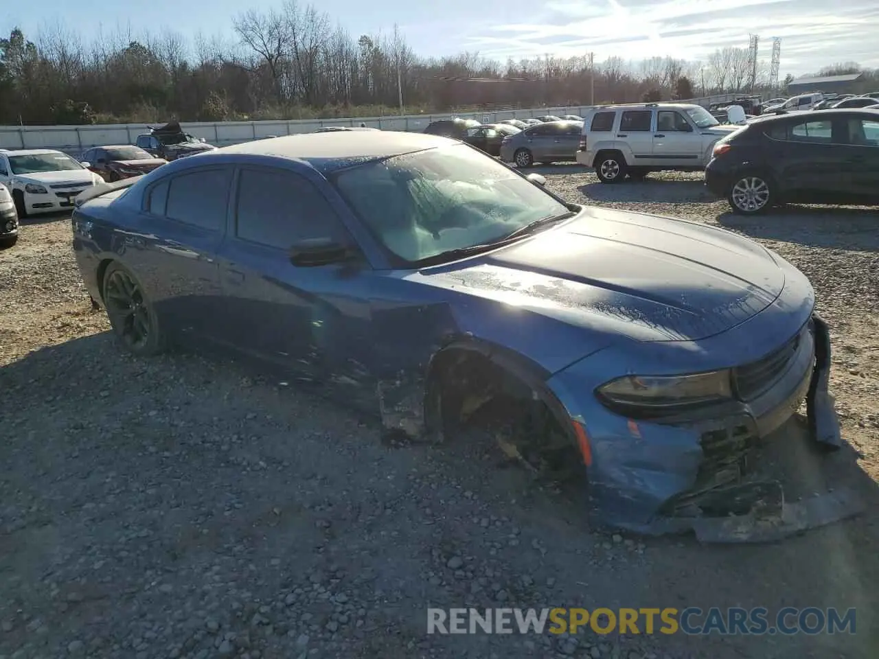 4 Photograph of a damaged car 2C3CDXBG1NH183808 DODGE CHARGER 2022