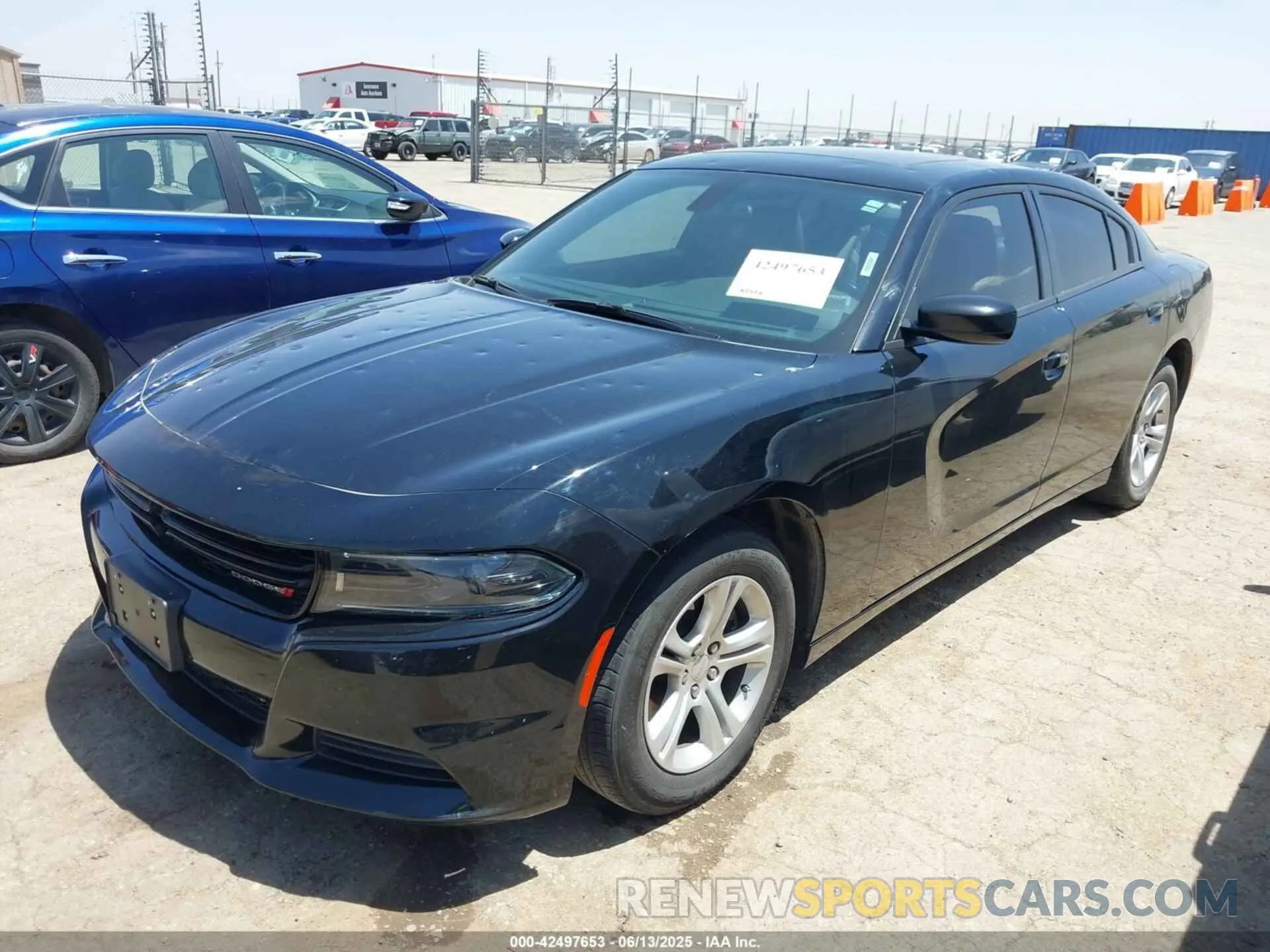 2 Photograph of a damaged car 2C3CDXBG1NH201532 DODGE CHARGER 2022