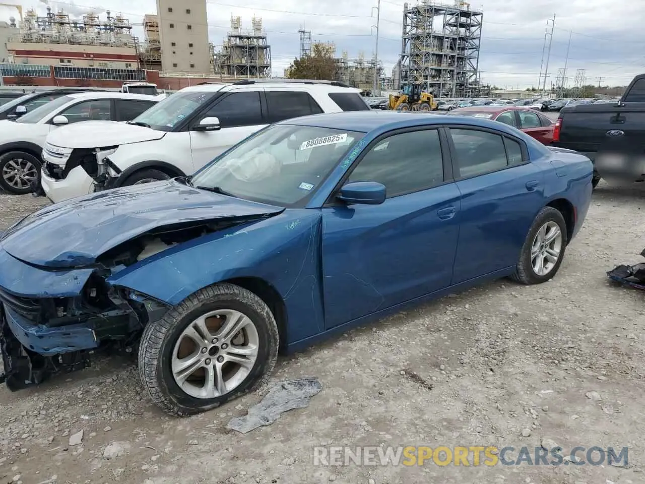 1 Photograph of a damaged car 2C3CDXBG1NH255476 DODGE CHARGER 2022
